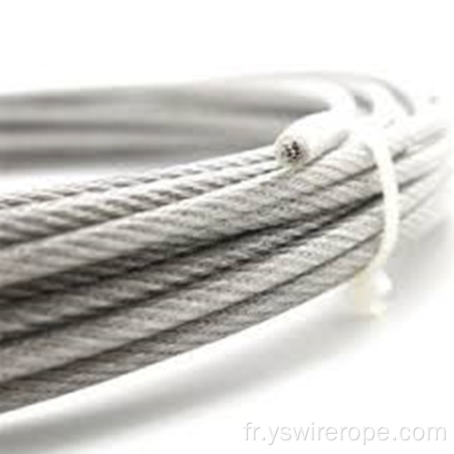 304 ROPE DE VIEUX D&#39;ACIER INOXEUX 1x7 1,0 mm